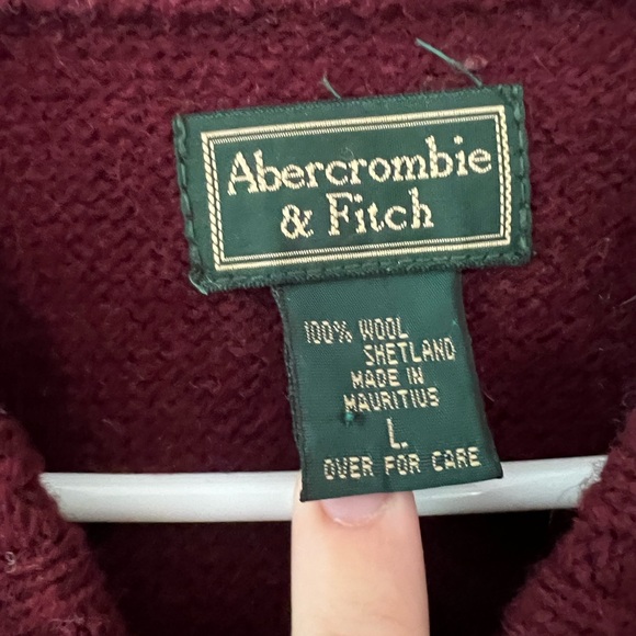 Cranberry Wool Sweater - Picture 3 of 6